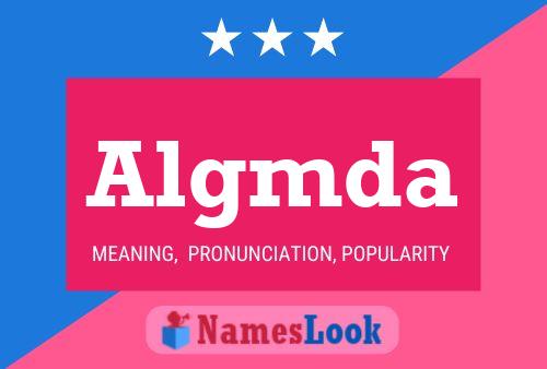 Algmda Name Poster