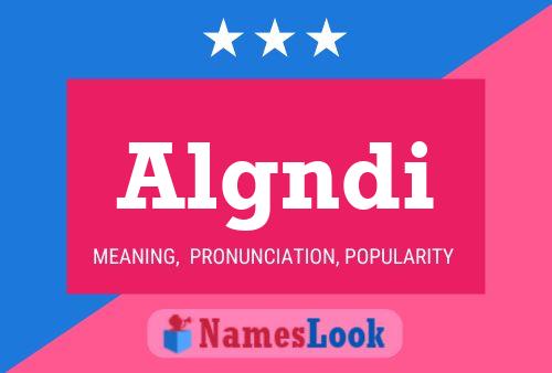 Algndi Name Poster