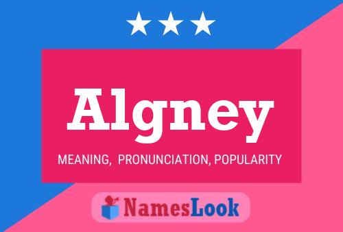 Algney Name Poster