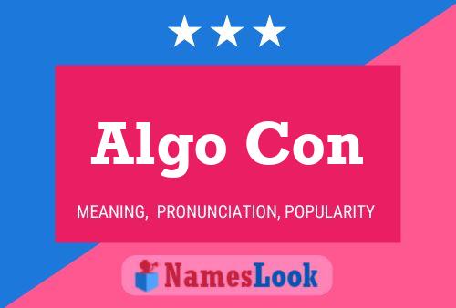 Algo Con Name Poster