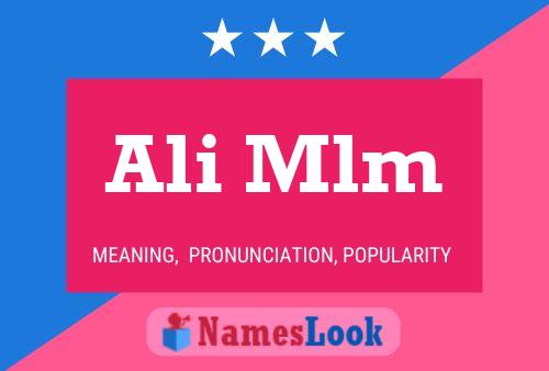 Ali Mlm Name Poster