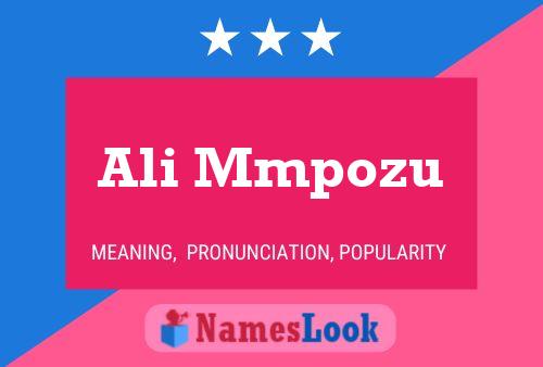 Ali Mmpozu Name Poster