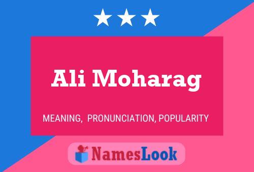 Ali Moharag Name Poster