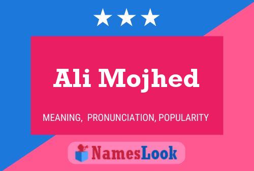 Ali Mojhed Name Poster