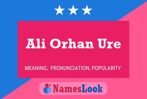 Ali Orhan Ure Name Poster