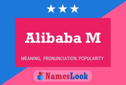 Alibaba M Name Poster