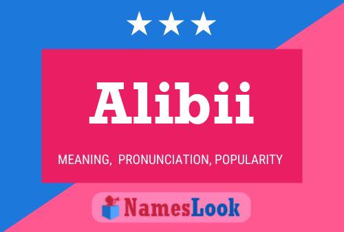 Alibii Name Poster