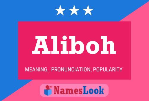 Aliboh Name Poster