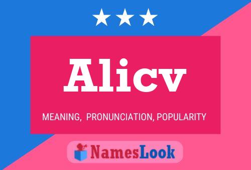 Alicv Name Poster