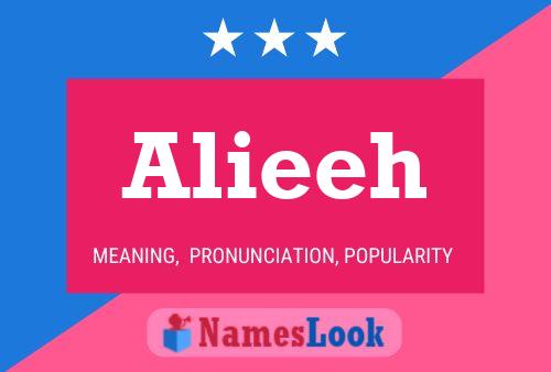 Alieeh Name Poster