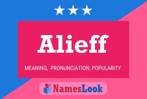 Alieff Name Poster