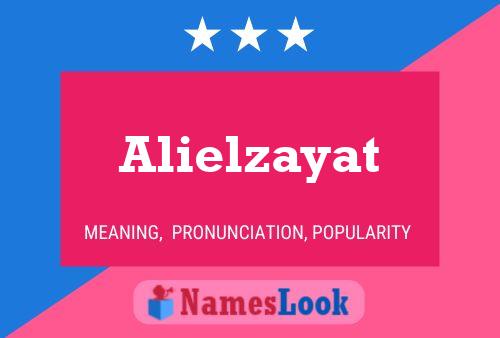 Alielzayat Name Poster