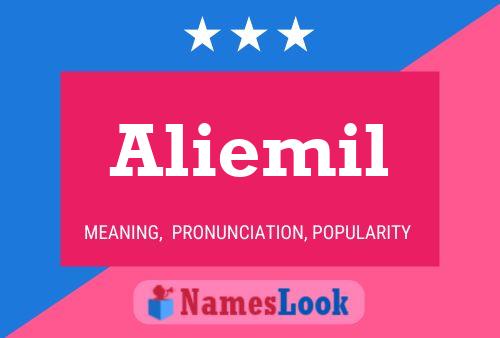 Aliemil Name Poster