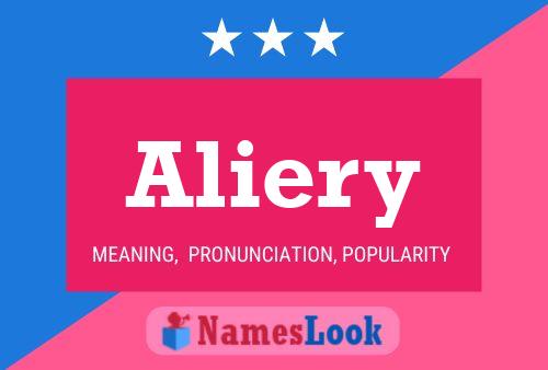 Aliery Name Poster