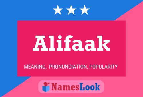 Alifaak Name Poster