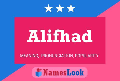 Alifhad Name Poster