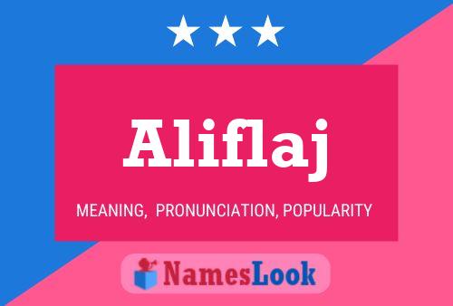 Aliflaj Name Poster