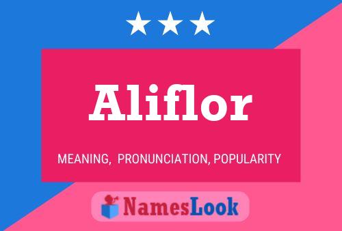 Aliflor Name Poster