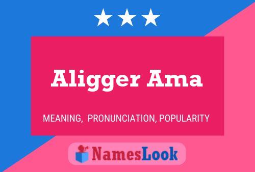 Aligger Ama Name Poster