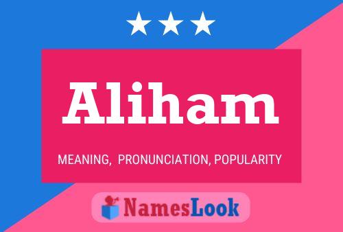 Aliham Name Poster