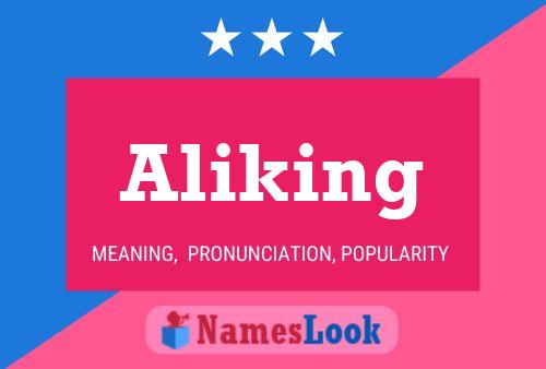 Aliking Name Poster