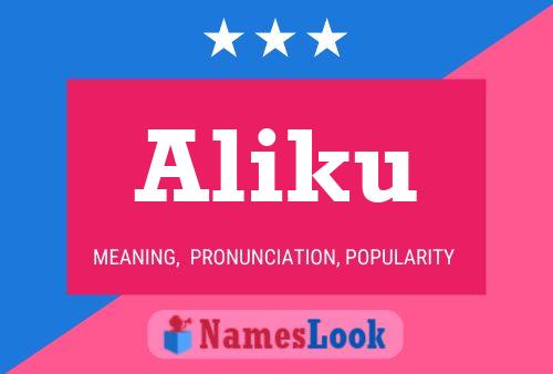 Aliku Name Poster