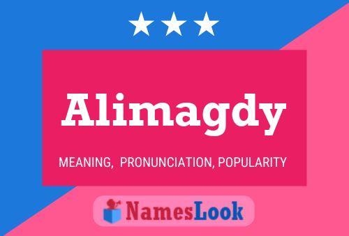 Alimagdy Name Poster