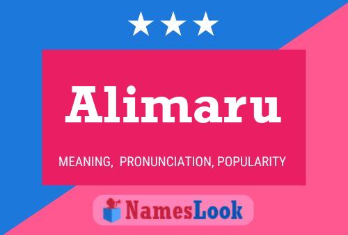 Alimaru Name Poster