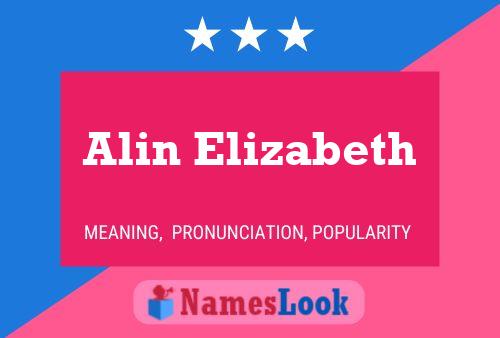 Alin Elizabeth Name Poster