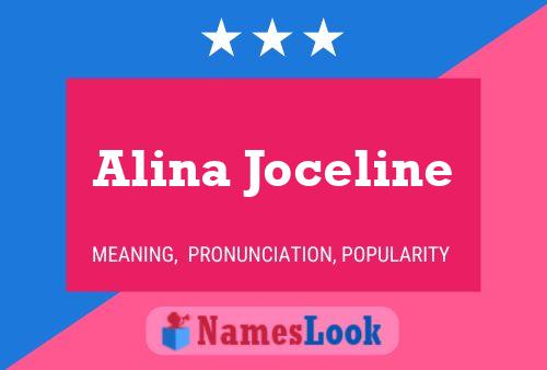 Alina Joceline Name Poster