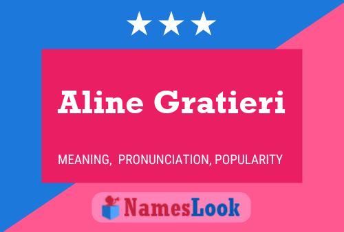 Aline Gratieri Name Poster