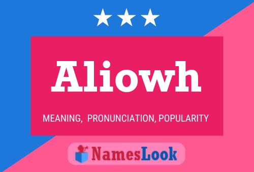 Aliowh Name Poster