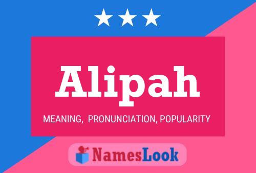 Alipah Name Poster