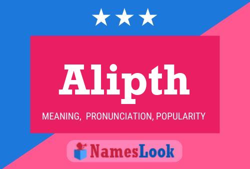 Alipth Name Poster