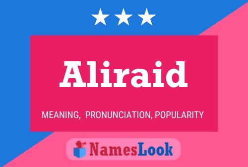 Aliraid Name Poster