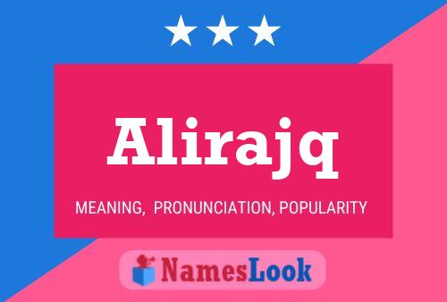 Alirajq Name Poster