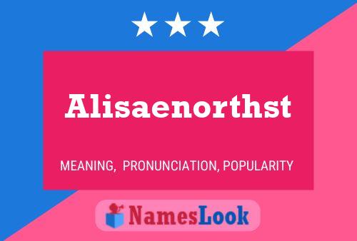 Alisaenorthst Name Poster