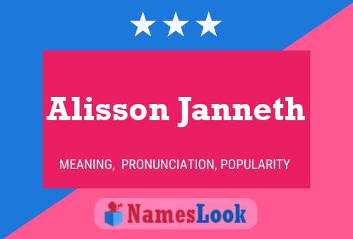 Alisson Janneth Name Poster