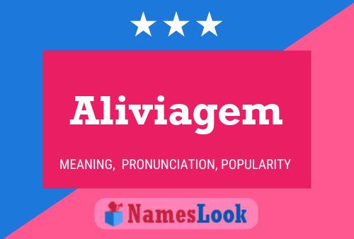 Aliviagem Name Poster