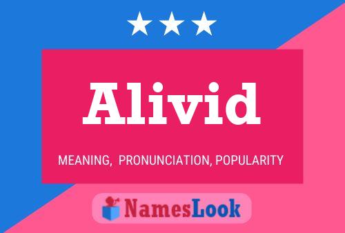 Alivid Name Poster