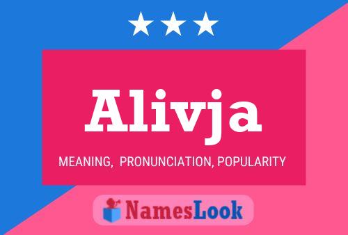 Alivja Name Poster