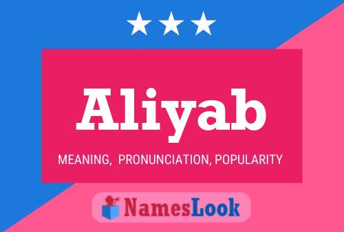 Aliyab Name Poster