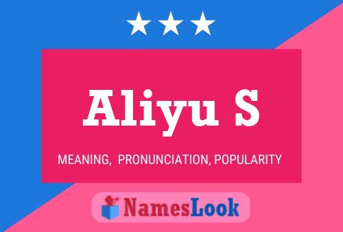 Aliyu S Name Poster