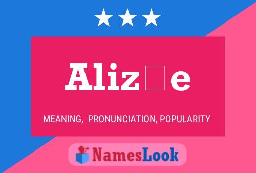 Alizée Name Poster