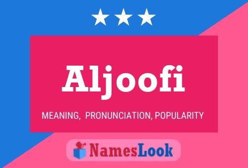 Aljoofi Name Poster