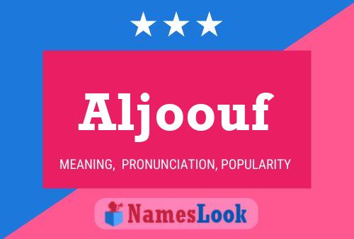 Aljoouf Name Poster