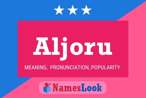 Aljoru Name Poster