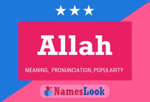 Allah Name Poster