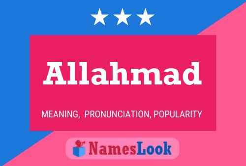 Allahmad Name Poster