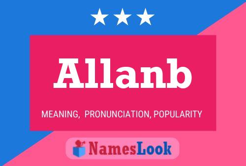 Allanb Name Poster